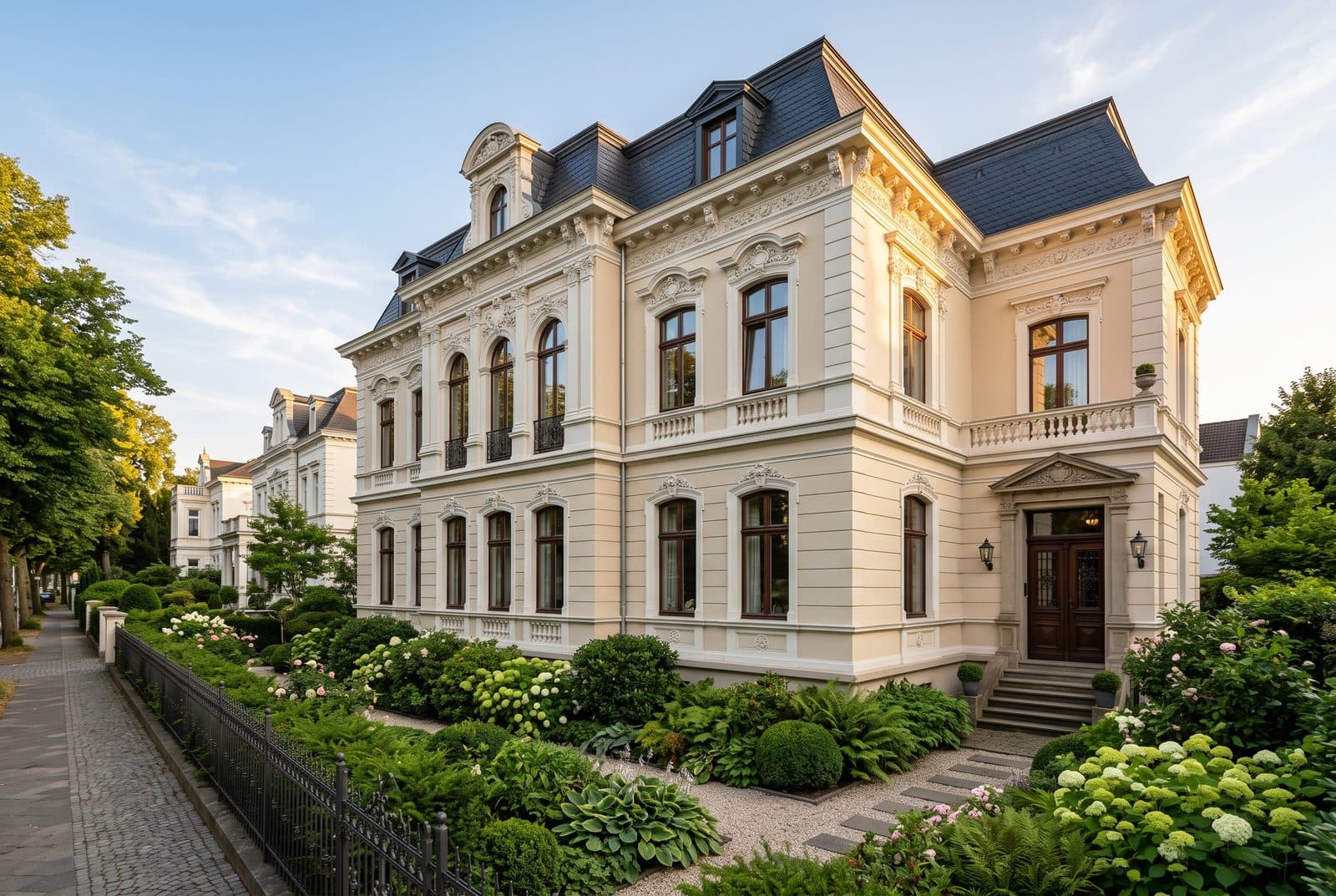 Stadtvilla in Cremeweiß